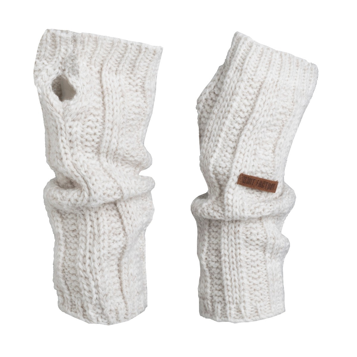 Knit Factory - Nica Armwarmers | gebreide polswarmers