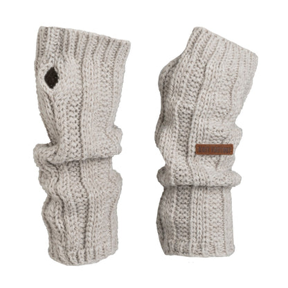 Knit Factory - Nica Armwarmers | gebreide polswarmers