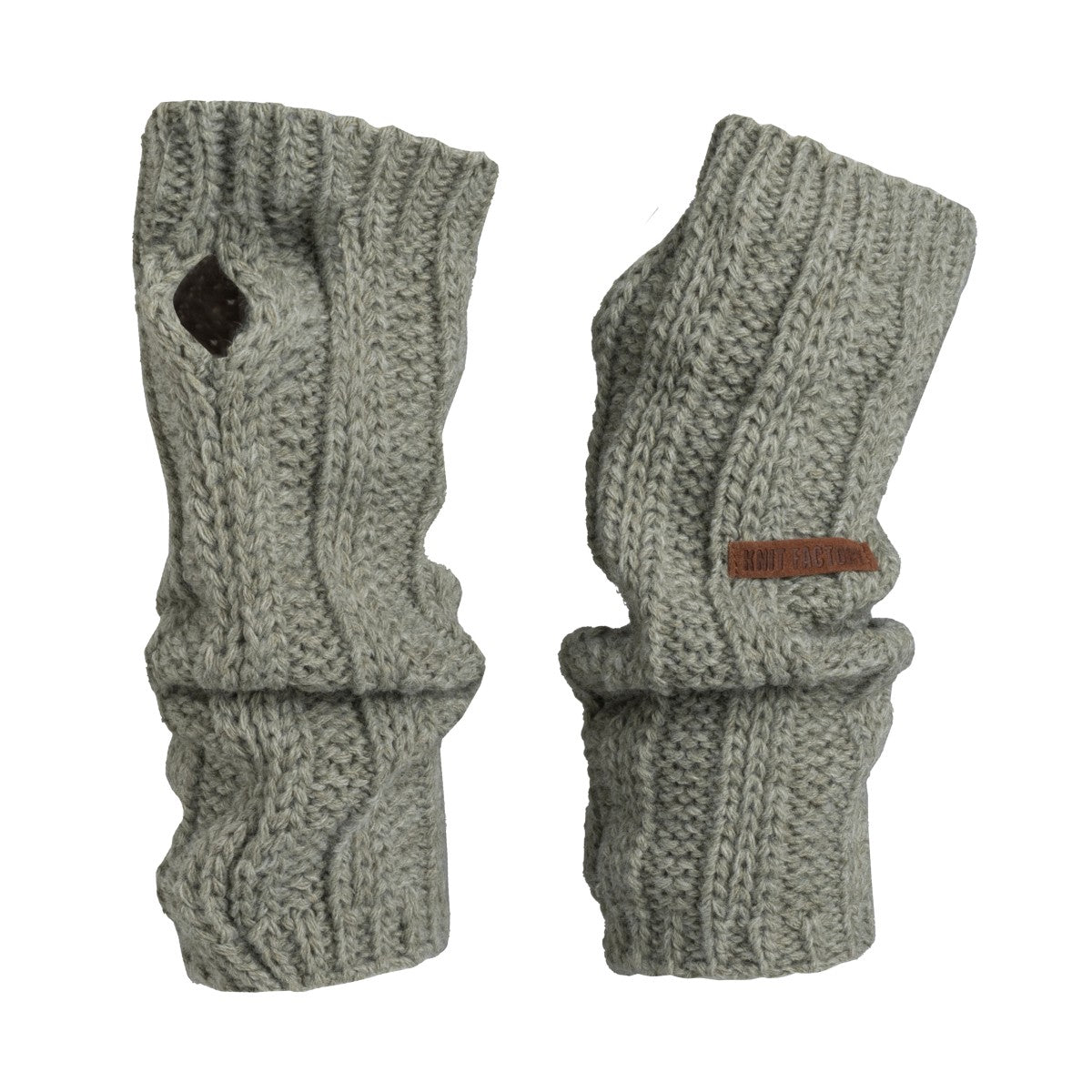 Knit Factory - Nica Armwarmers | gebreide polswarmers