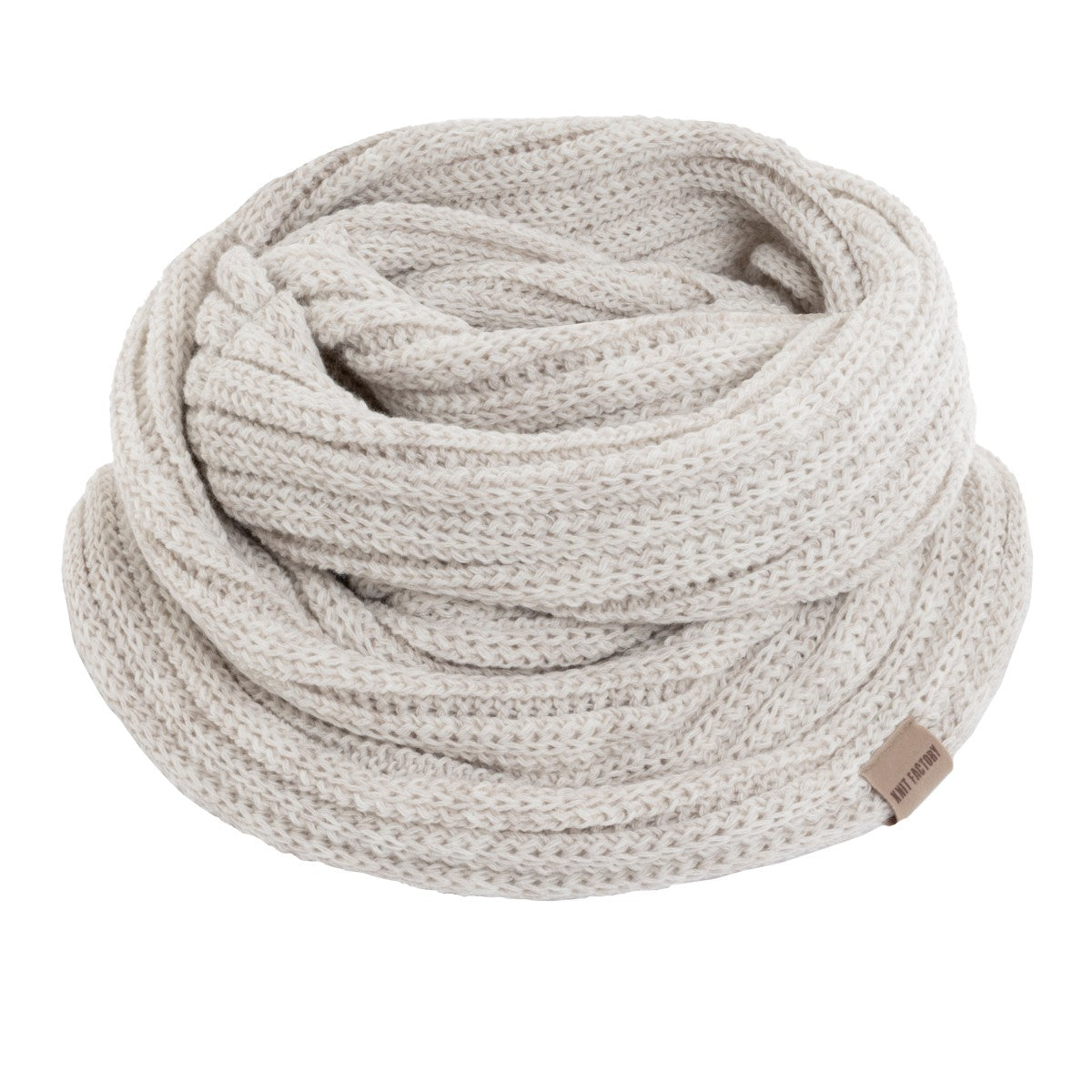 Knit Factory - Nica | gebreide colsjaal Beige