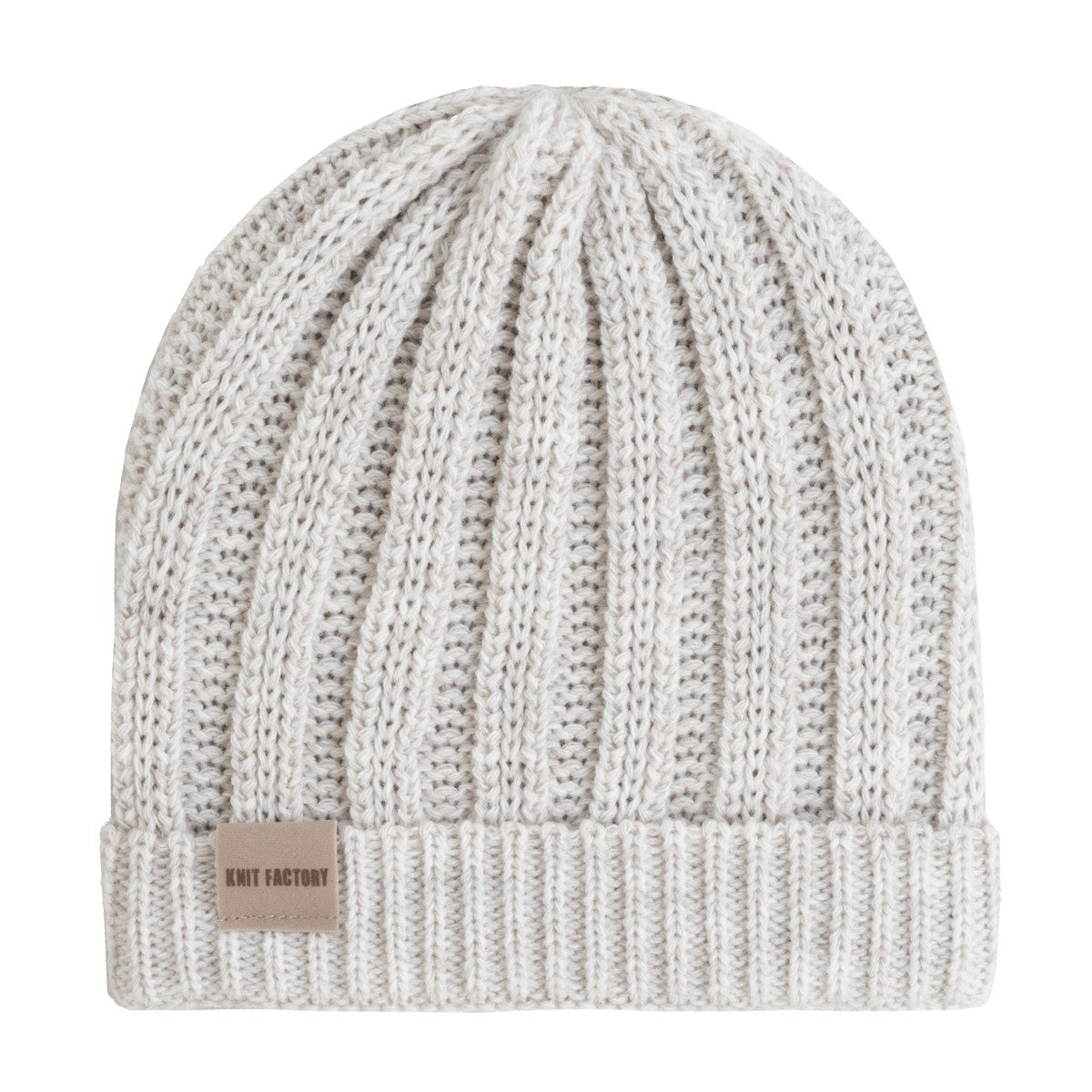 Knit Factory - Nica beanie | gebreide muts Beige