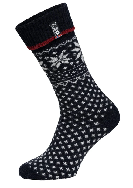 Woolwear - HOS 703 Norway Flag | wollen sokken Navy