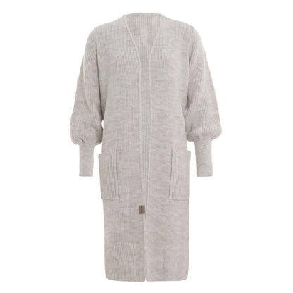 Knit Factory - Patty | lang gebreid damesvest