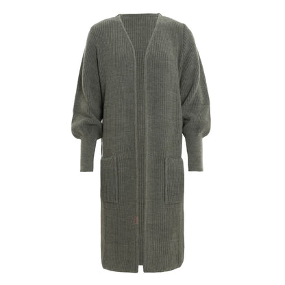 Knit Factory - Patty | lang gebreid damesvest