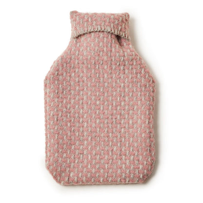 Tweedmill - Twill Hot water bottle | wollen kruikzak met kruik Grey pink