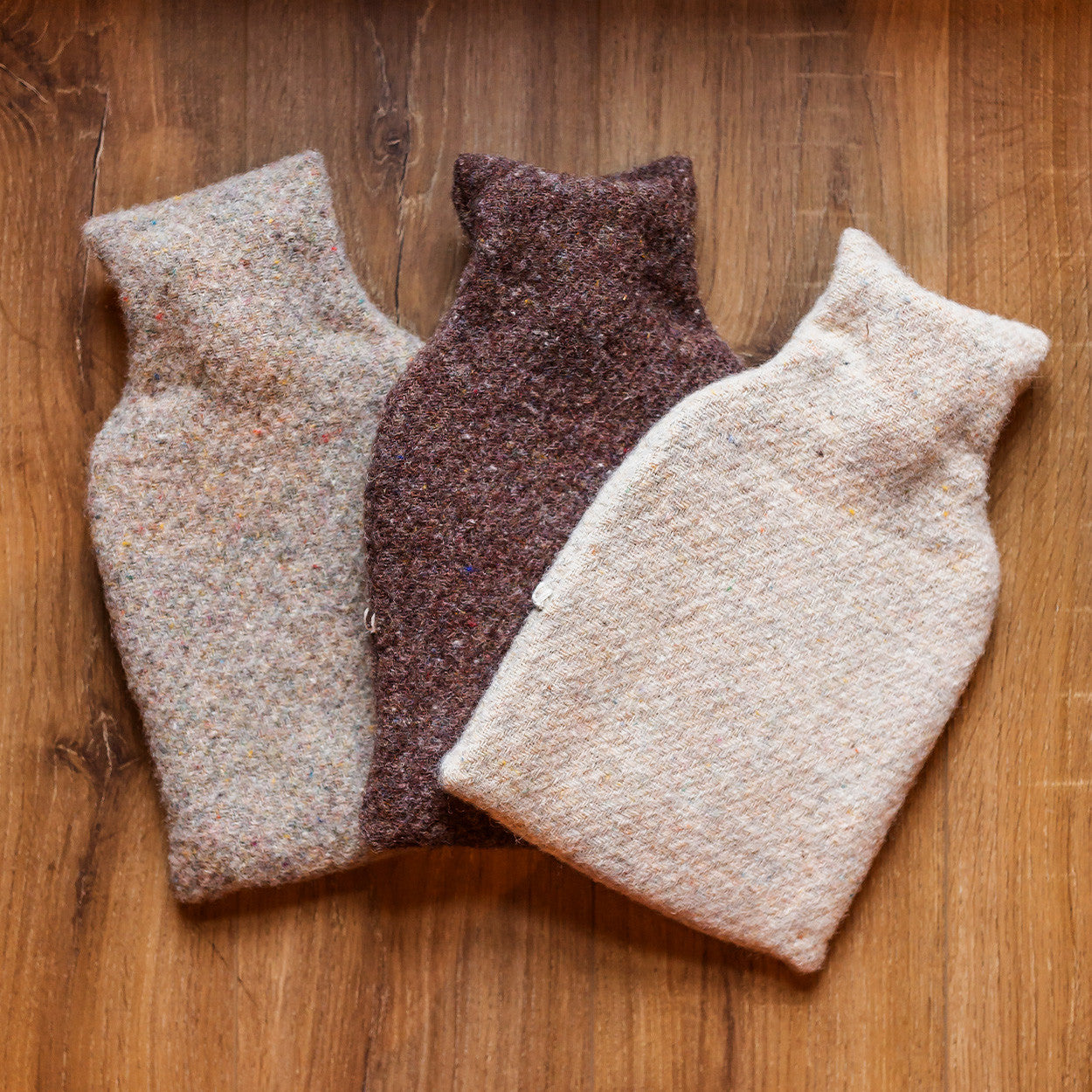 Tweedmill - Recycled wool hot water bottle | kruik met kruikzak