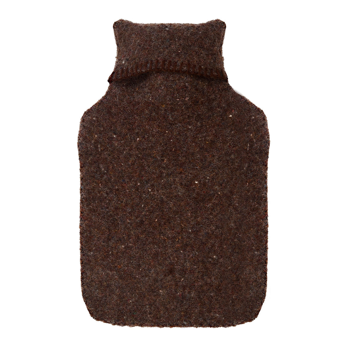 Tweedmill - Recycled wool hot water bottle | kruikzak met kruik Coffee