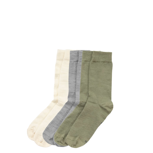 Devold - Daily socks light | sokken van merinowol 3 pack Fog mix
