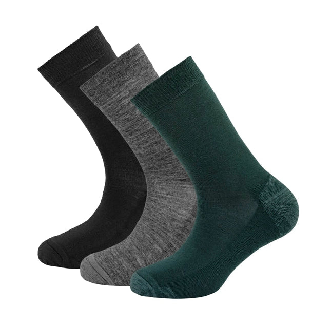 Devold - Daily socks medium | sokken van merinowol 3 pack Woods mix