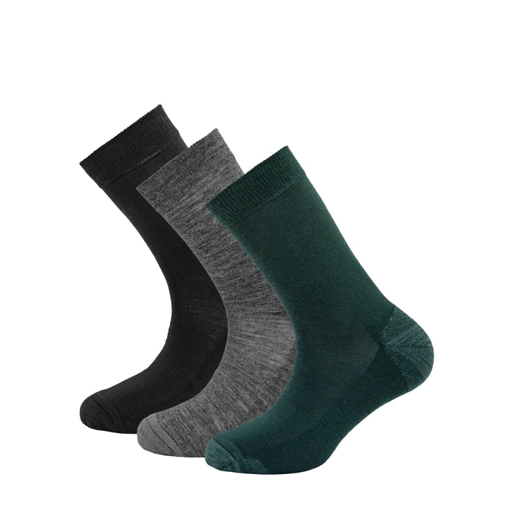 Devold - Daily socks medium | sokken van merinowol 3 pack Woods mix