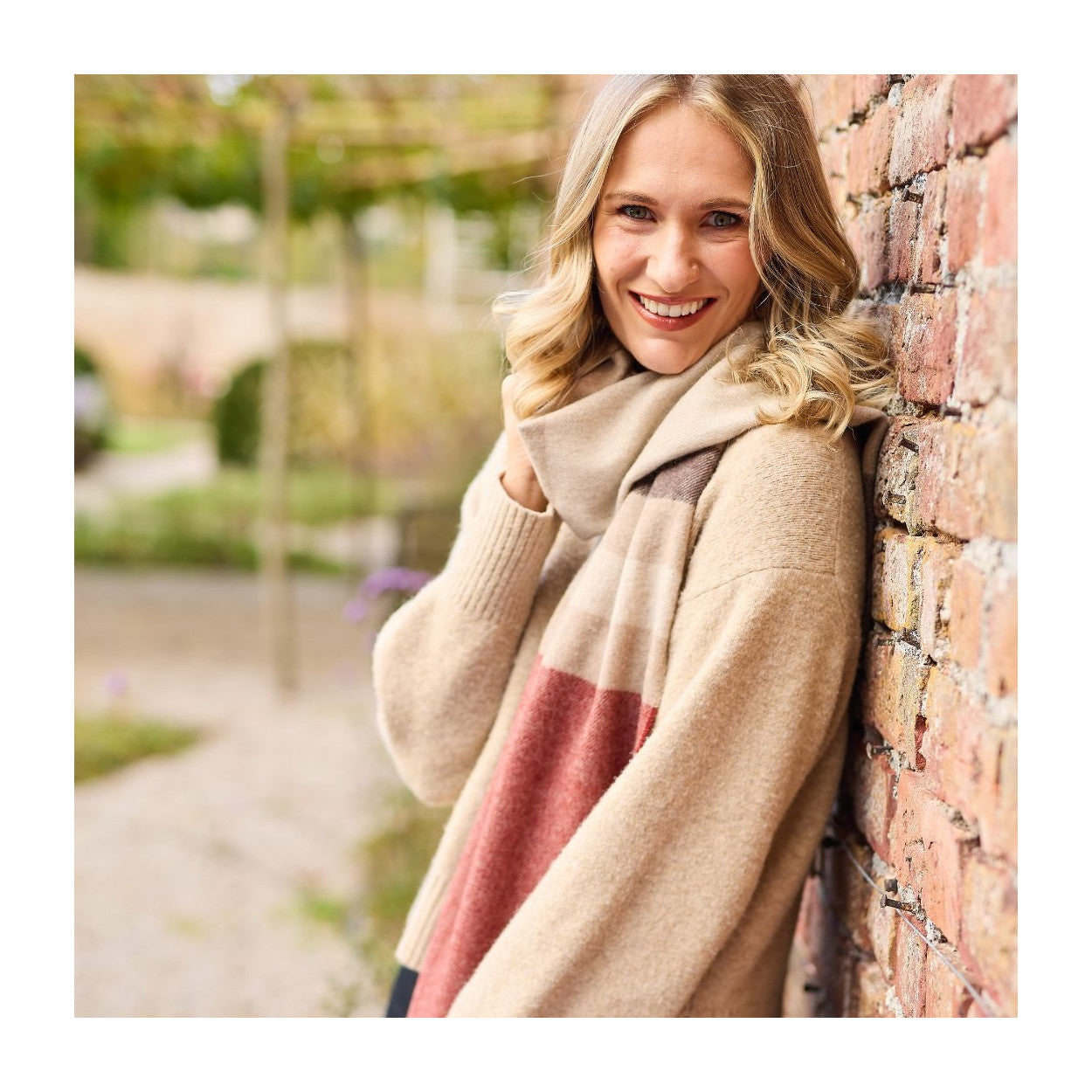 Tweedmill - Scarf Stripe | wollen sjaal met franjes