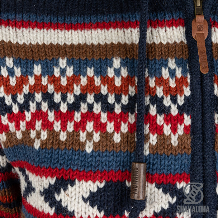 Shakaloha - Burque Multi | wollen vest met rits