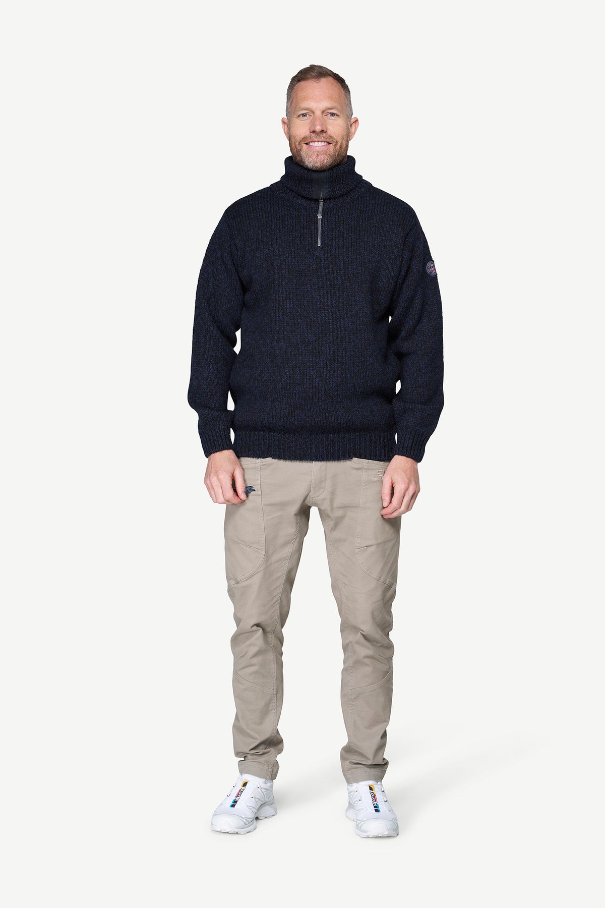 Devold - Nansen zipneck | Noorse wollen trui met rits