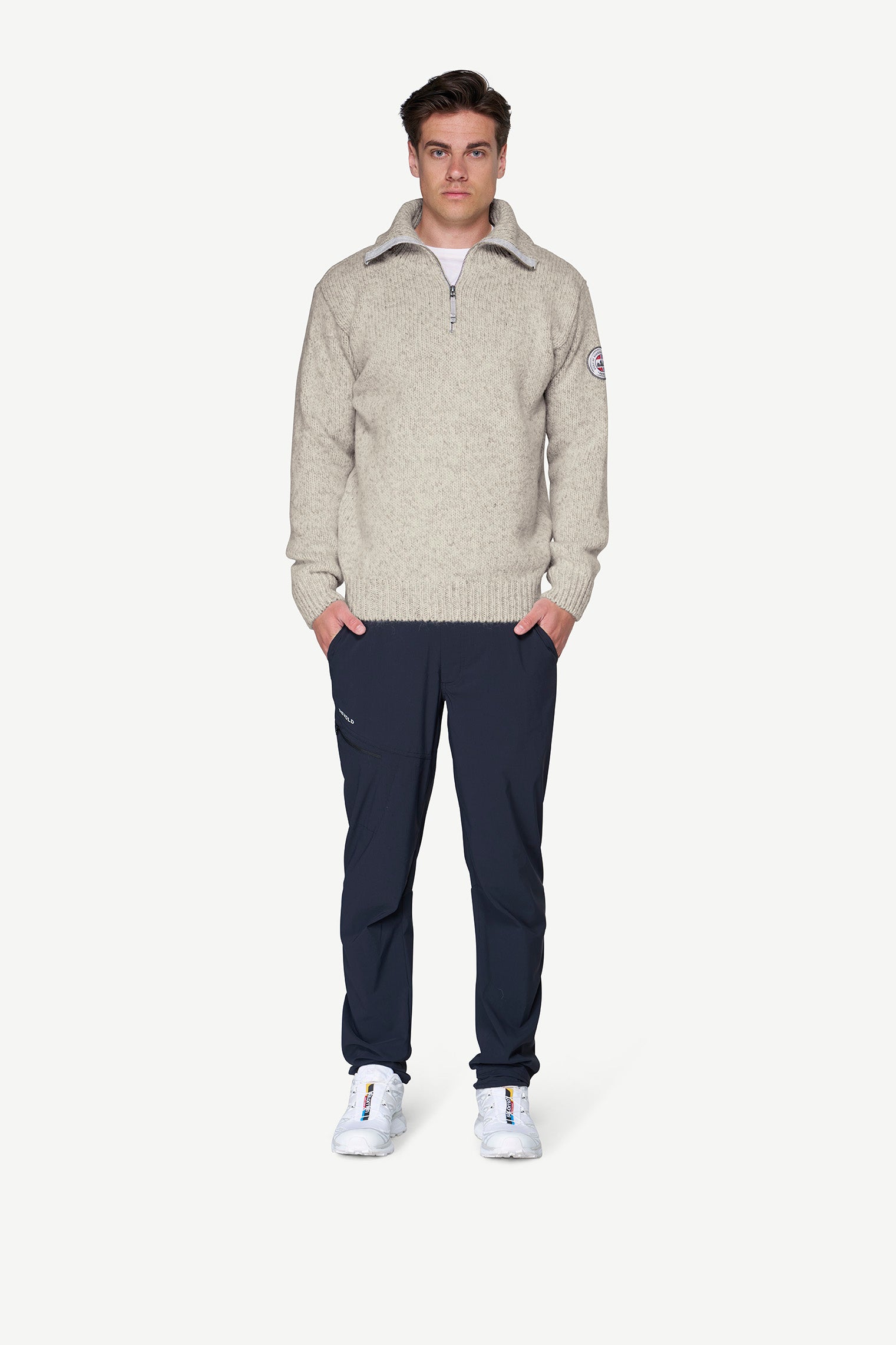 Devold - Nansen zipneck | Noorse wollen trui met rits