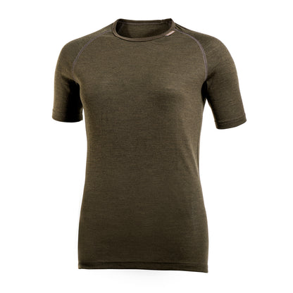 Woolpower - Tee LITE | wollen thermo t-shirt Pine green