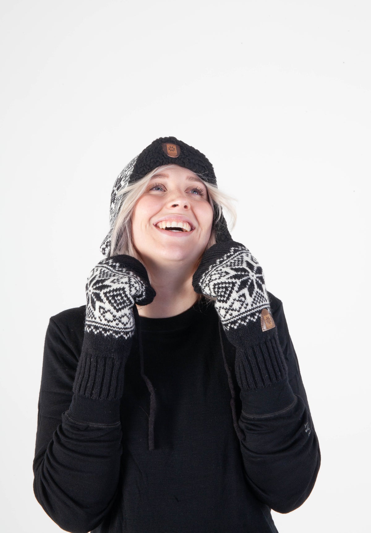 Bråtens - Snowflake mittens | wollen wanten