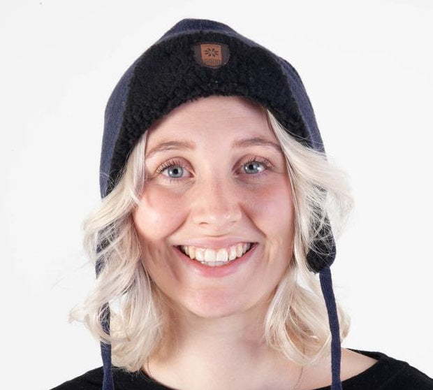 Bråtens - Snowflake hat ear flap | wollen muts met oorflappen