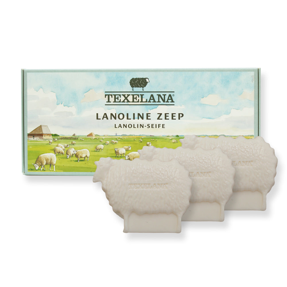 Texelana | lanoline zeep - 3 stuks