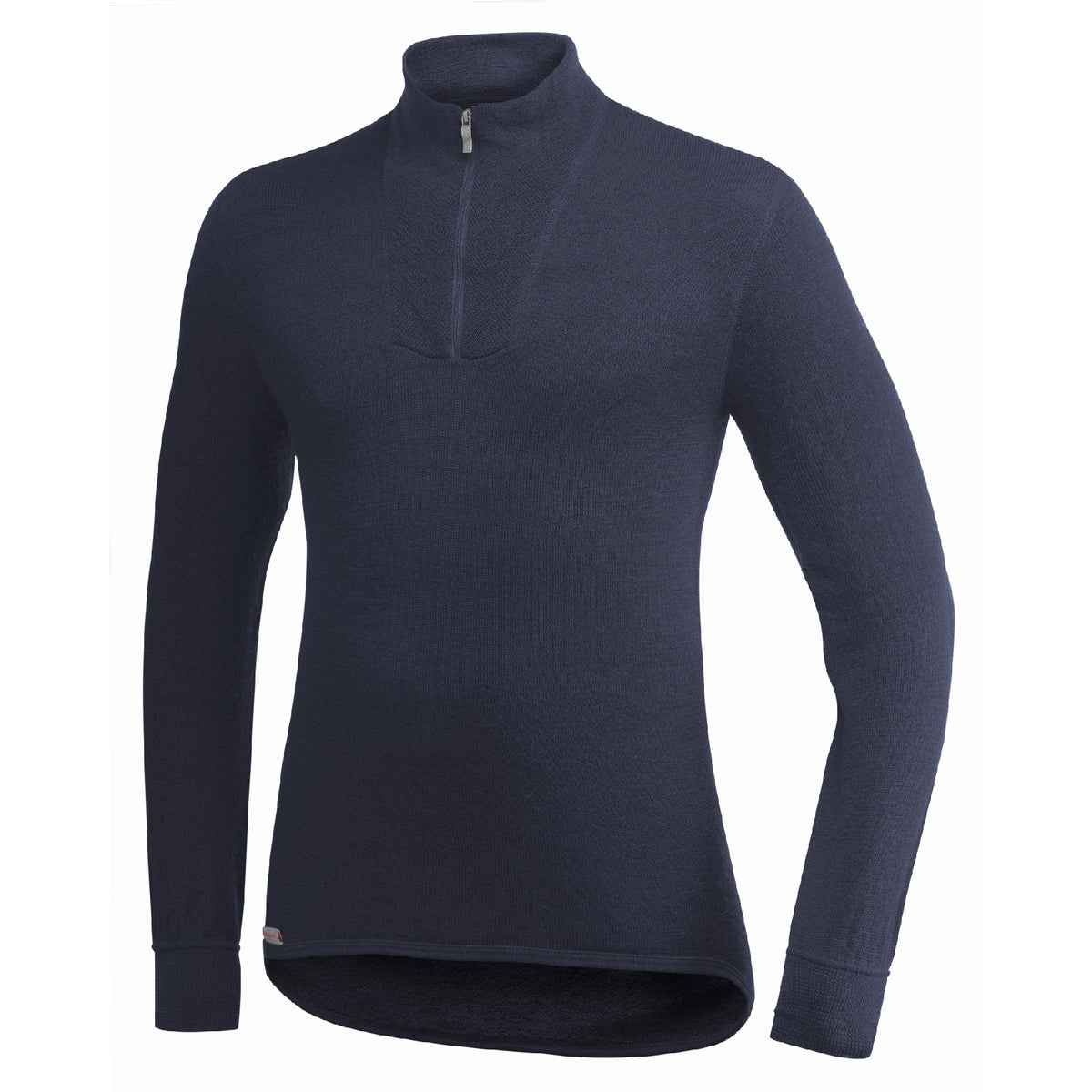 Woolpower - Zip turtleneck 200 | wollen thermoshirt met col Navy