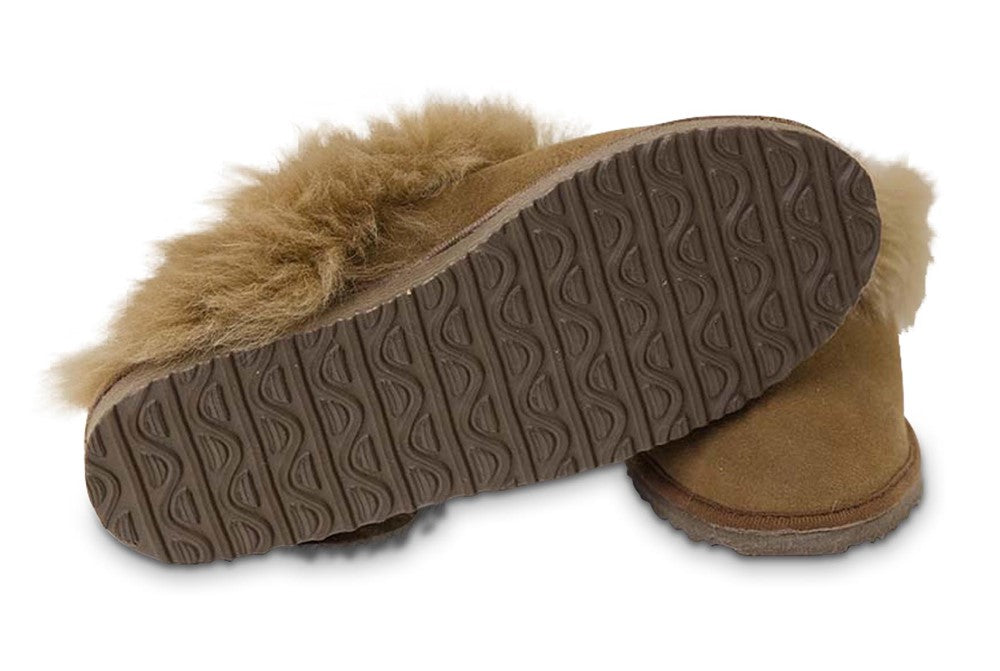 Texelana - Reina | slip-on slipper with fur trim