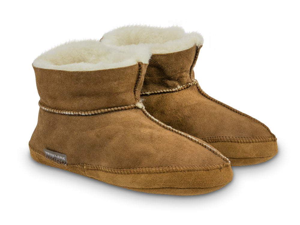 Texelana Hors | hoge pantoffel van schapenvacht