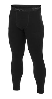 Woolpower - Long Johns LITE | wollen heren thermolegging Black