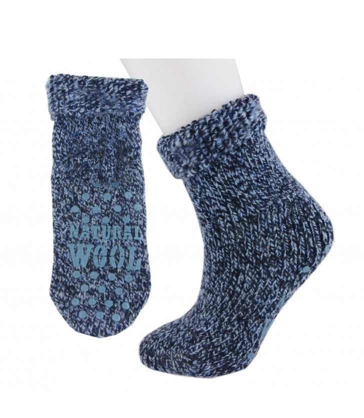 Apollo | antislip noppen sokken Donkerblauw