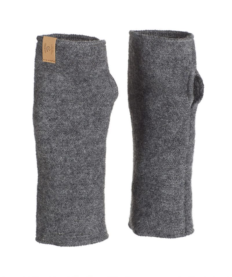 Ivanhoe Knitted in Sweden - Loden gaters | wollen polswarmers Grey L