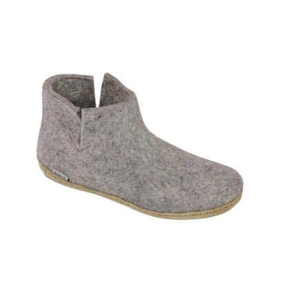 Glerups | ankle boots with leather sole - grey