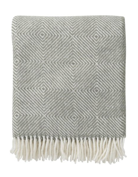 Klippan - Gooseye | plaid van gerecyclede wol Green 130x200 cm.