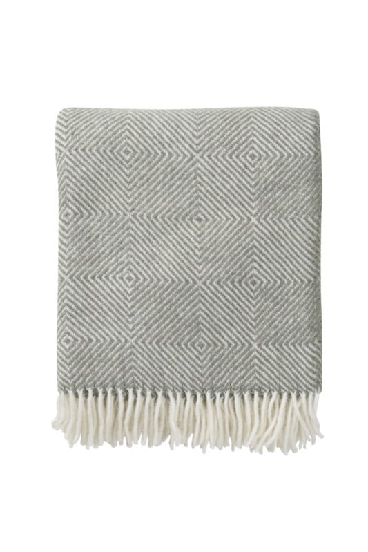 Klippan - Gooseye | plaid van gerecyclede wol Green