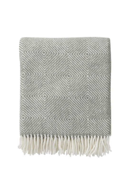 Klippan - Gooseye | plaid van gerecyclede wol Green 130x200 cm.
