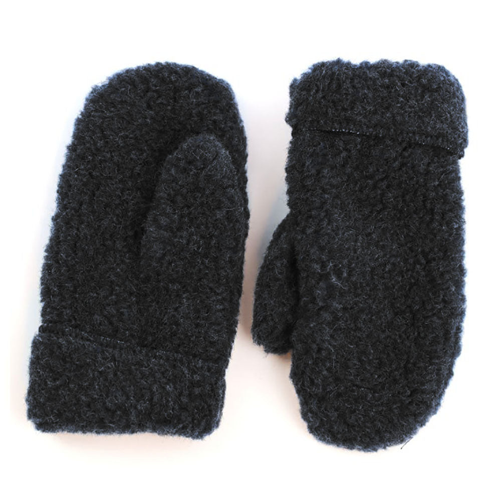 Yoko Wool - Freeze mittens | wanten van schapenwol Graphit