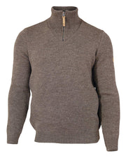 Ivanhoe Knitted in Sweden - NLS Elm HZ | wollen herentrui Nutmeg
