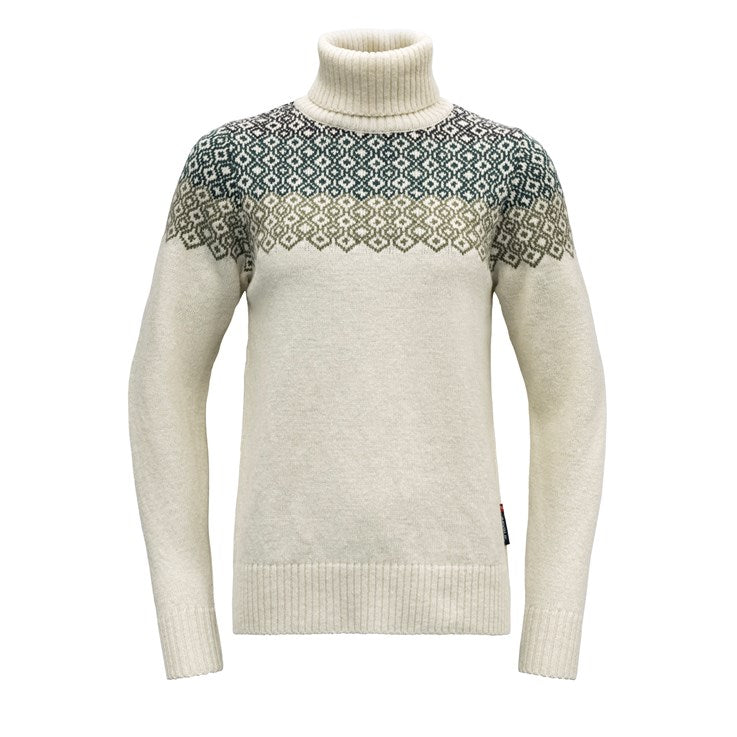 Devold - Syvde | wollen dames coltrui Off white
