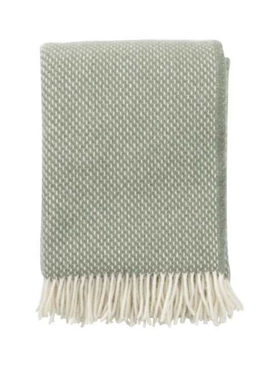 Klippan - Preppy | plaid van lamswol Dusty green