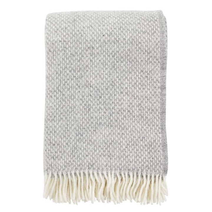 Klippan - Preppy | plaid van lamswol Grey melange