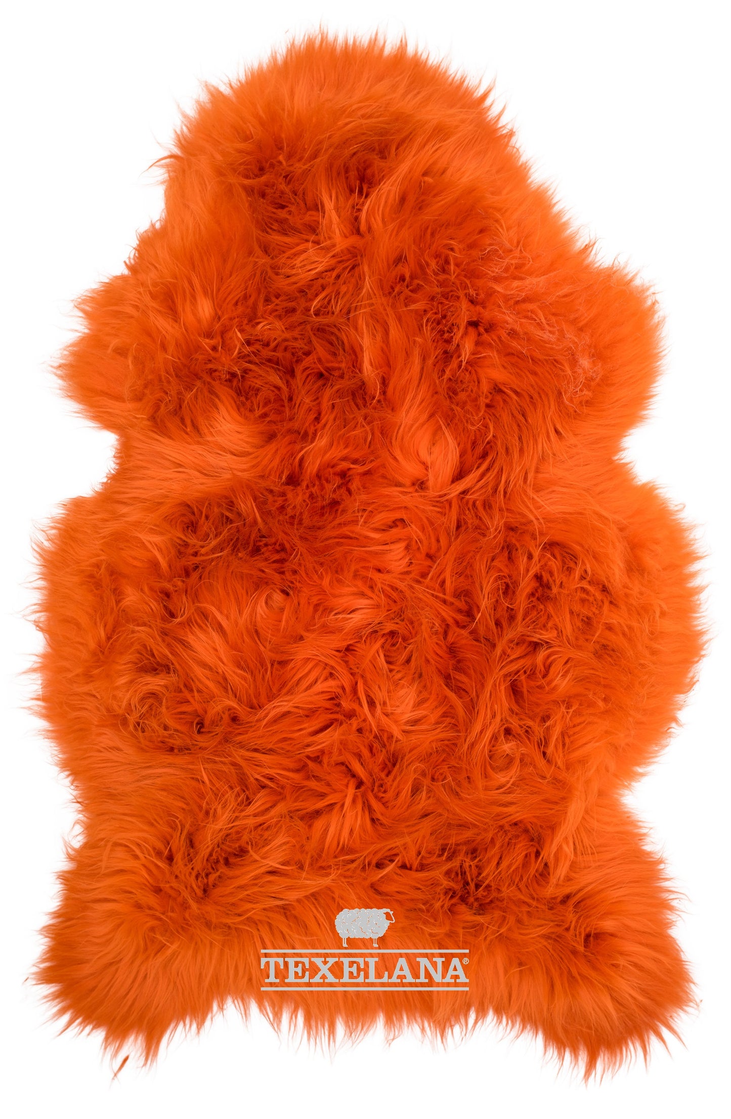 Texelana - geverfde schapenvacht | oranje