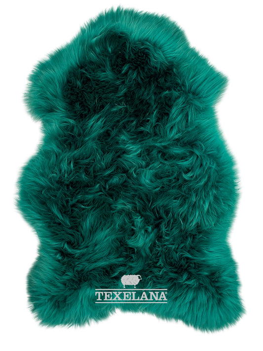 Texelana - geverfde schapenvacht | groen