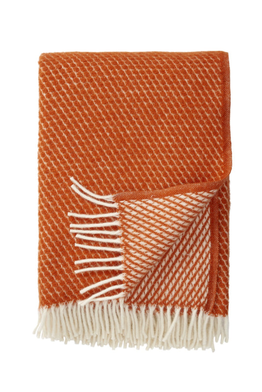 Klippan - Velvet | plaid van lamswol Rust
