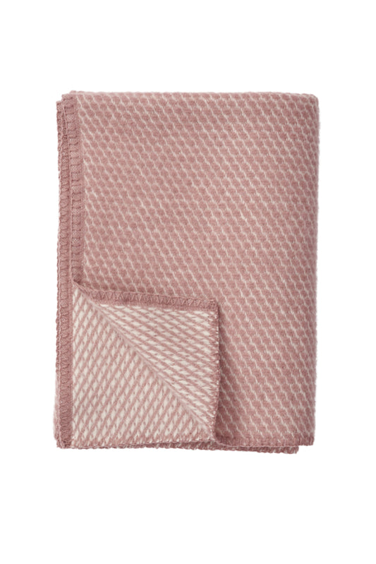Klippan - Velvet Baby | wiegdeken van lamswol Rose