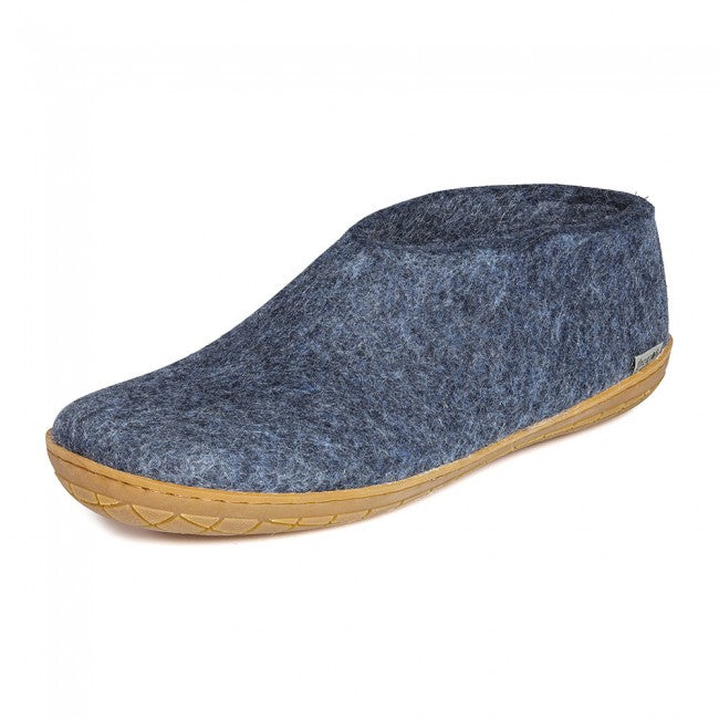 Glerups schoen met rubber zool- Denim kopen| Texelana