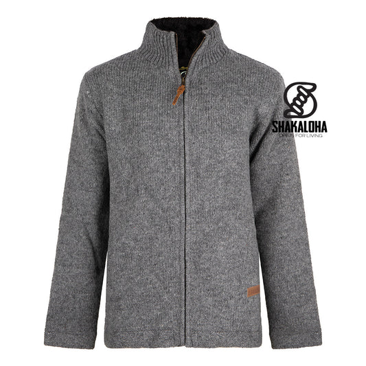 Shakaloha - Haddock | wollen herenvest Grey