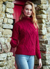 West End - R2080 | Irish women's sweater with turtleneck