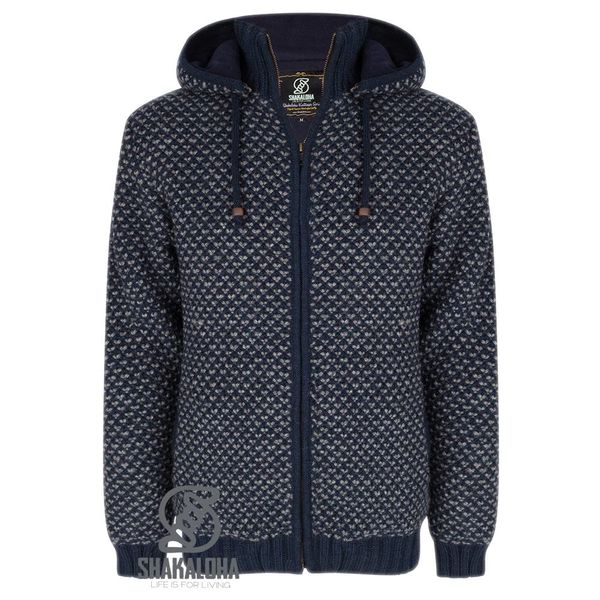 Shakaloha - Marlin | wollen herenvest Navy