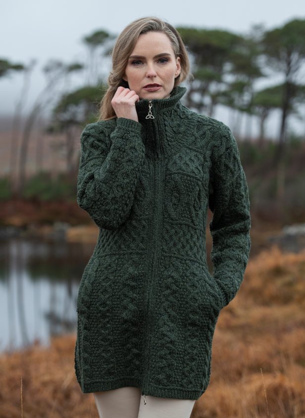 West End - X4263 | women's wool cardigan with zipper