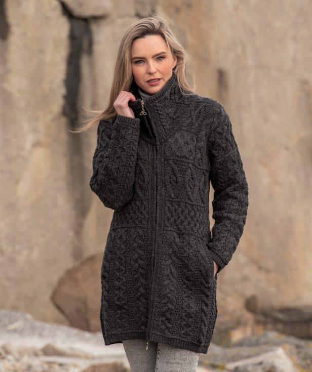 West End - X4263 | women's wool cardigan with zipper